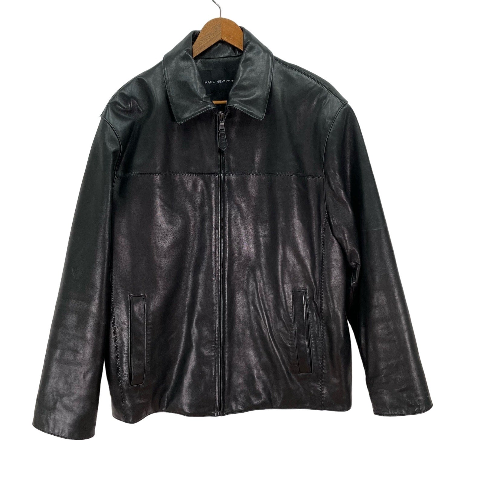 Marc New York Leather Jacket Size MEDIUM high quality