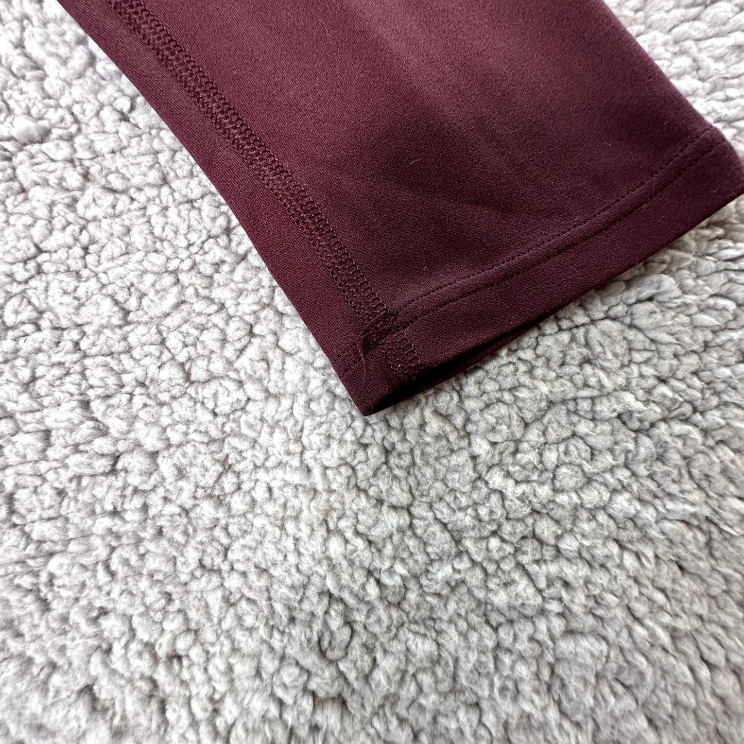 Women's Lululemon Back in Action Long Sleeve Shirt *Nulu Red Merlot 6