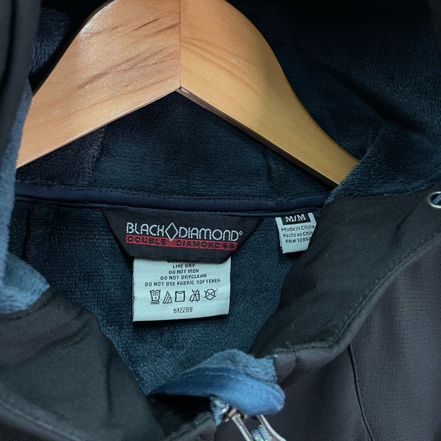 Black Diamond Soft Shell Jacket Coat Black Womens Medium