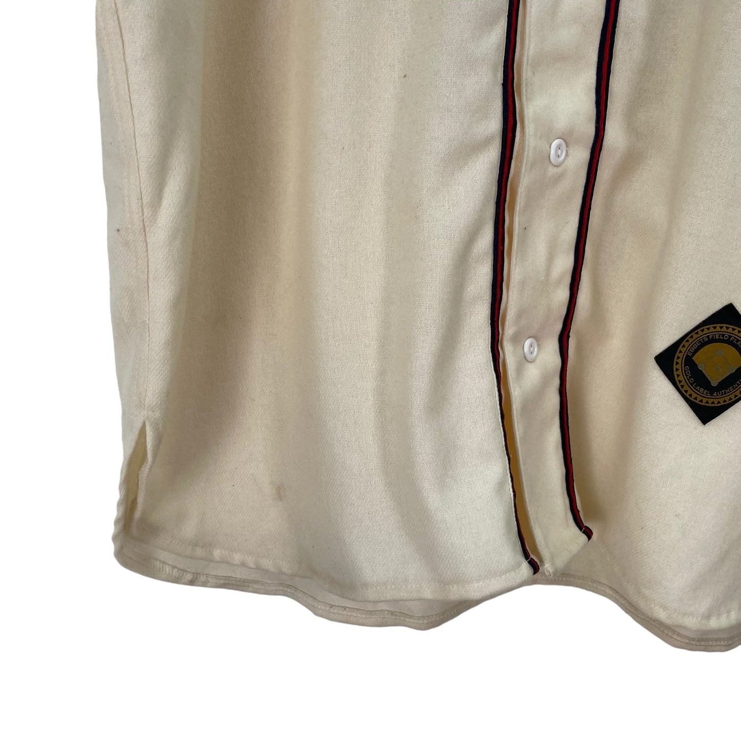 Stall & Dean Rainers Vintage 1950s 26 Wool Jersey Cream White Mens XXL