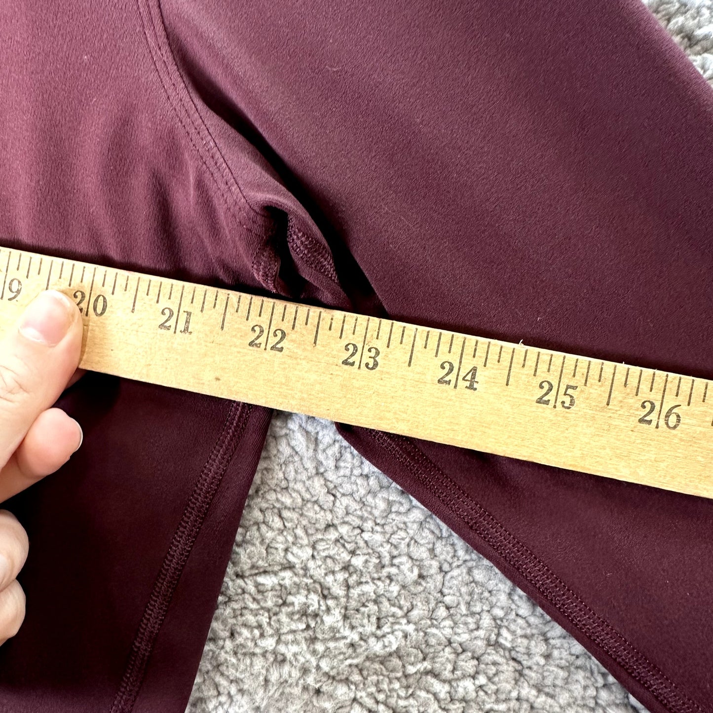 Women's Lululemon Back in Action Long Sleeve Shirt *Nulu Red Merlot 6