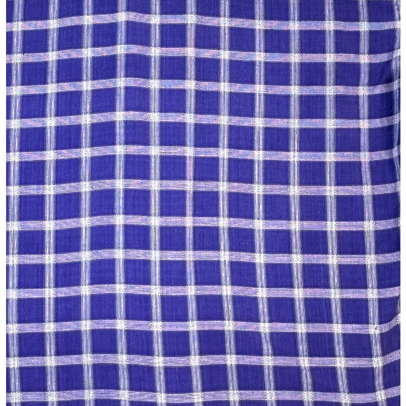 Patagonia Men's Purple Blue Plaid Checked Short Sleeve Button Down Shirt M
