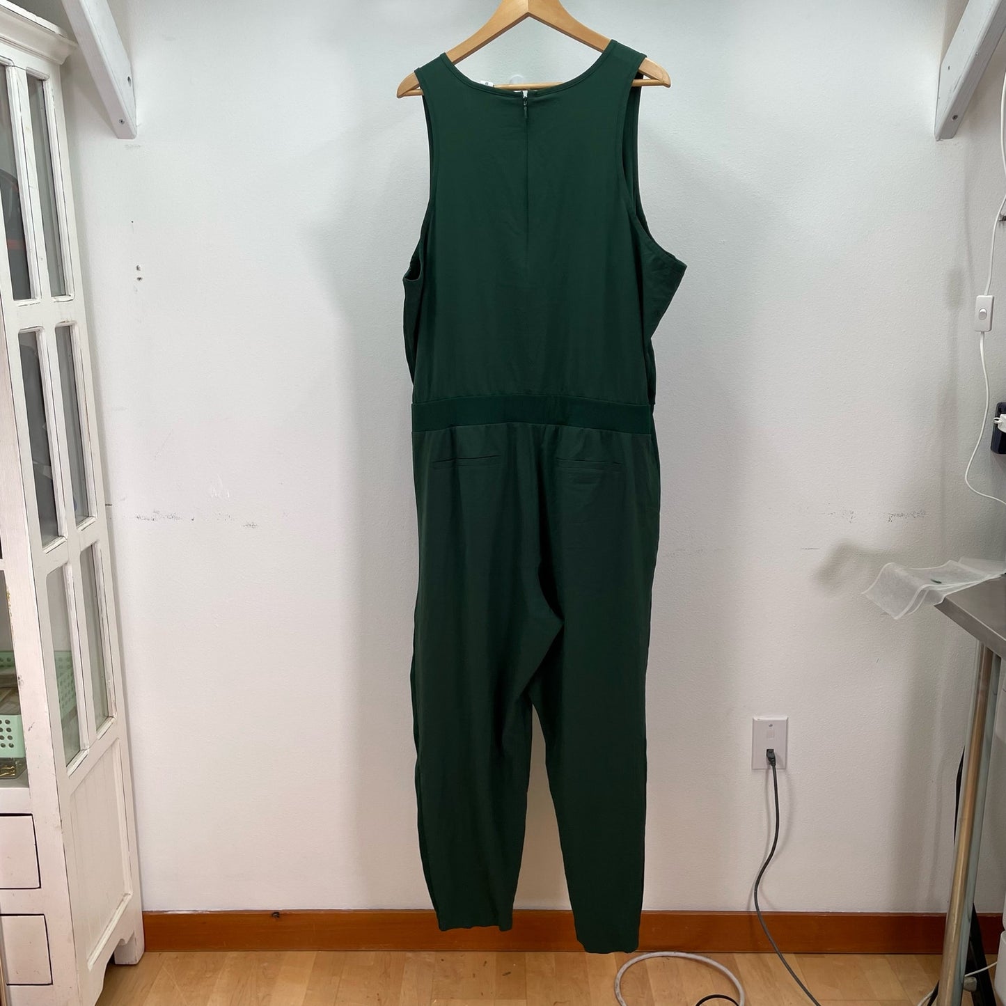 Athleta Brooklyn Jumpsuit Romper Green Womens 22