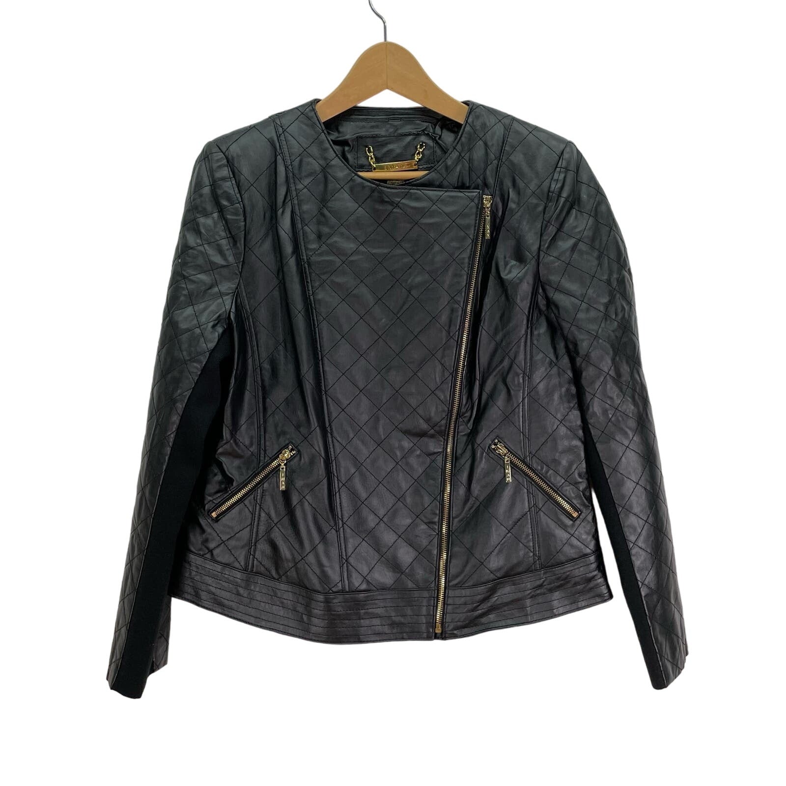 Iman leather jacket best sale