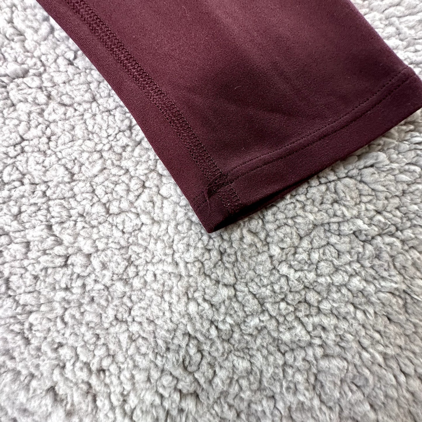 Women's Lululemon Back in Action Long Sleeve Shirt *Nulu Red Merlot 6