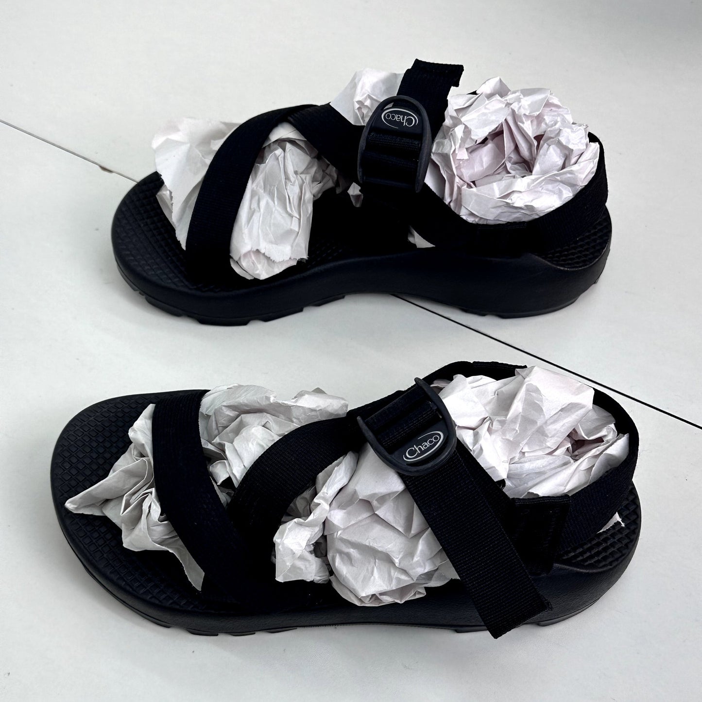 Chaco Black Z Sandal Z Strap Hiking Sandal w Vibram Sole Men's 7