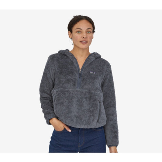 Patagonia Los Gatos Hooded Fleece Pullover Gray Womens Small