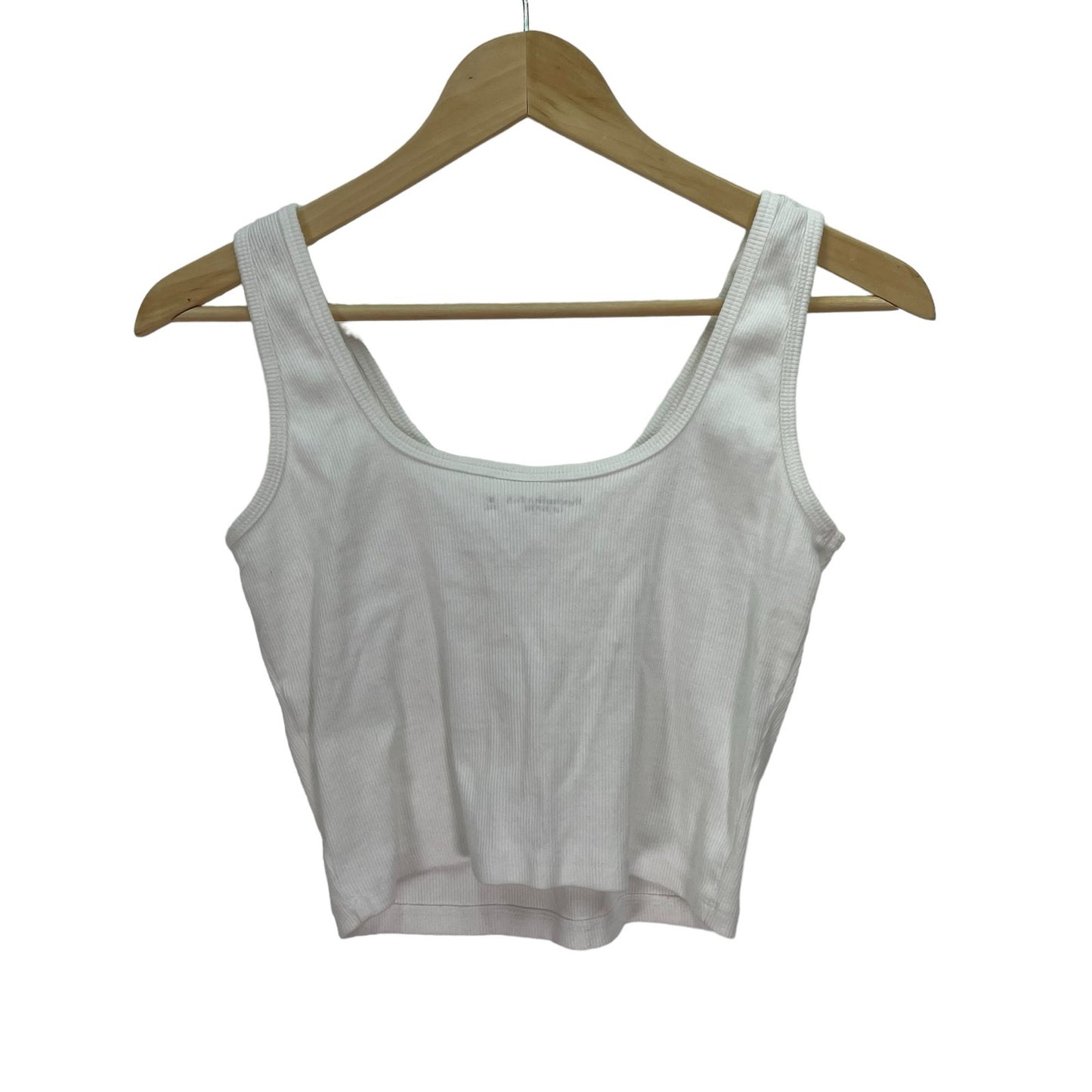 Abercrombie & Fitch Soft Rib Crop Tank Bundle White Black Womens Medium