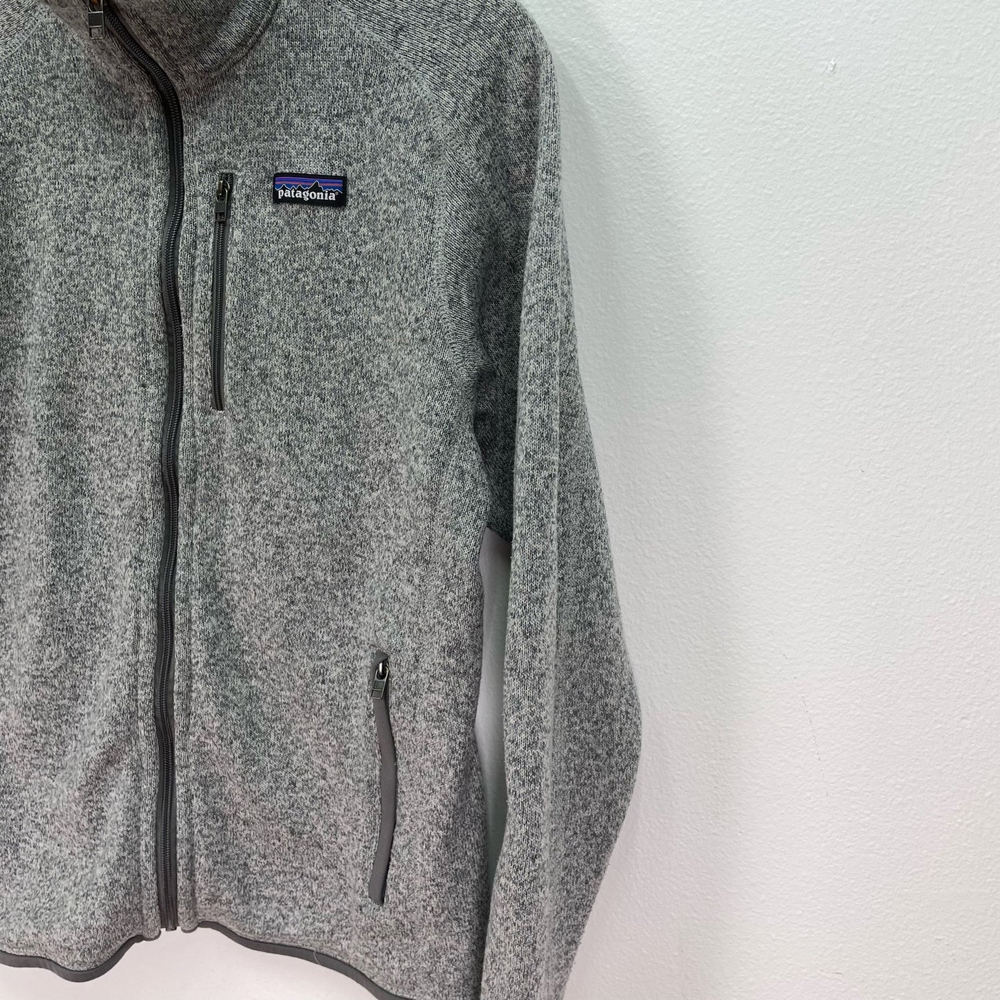 Patagonia Zillow Fleece Full Zip Jacket Gray Mens Medium