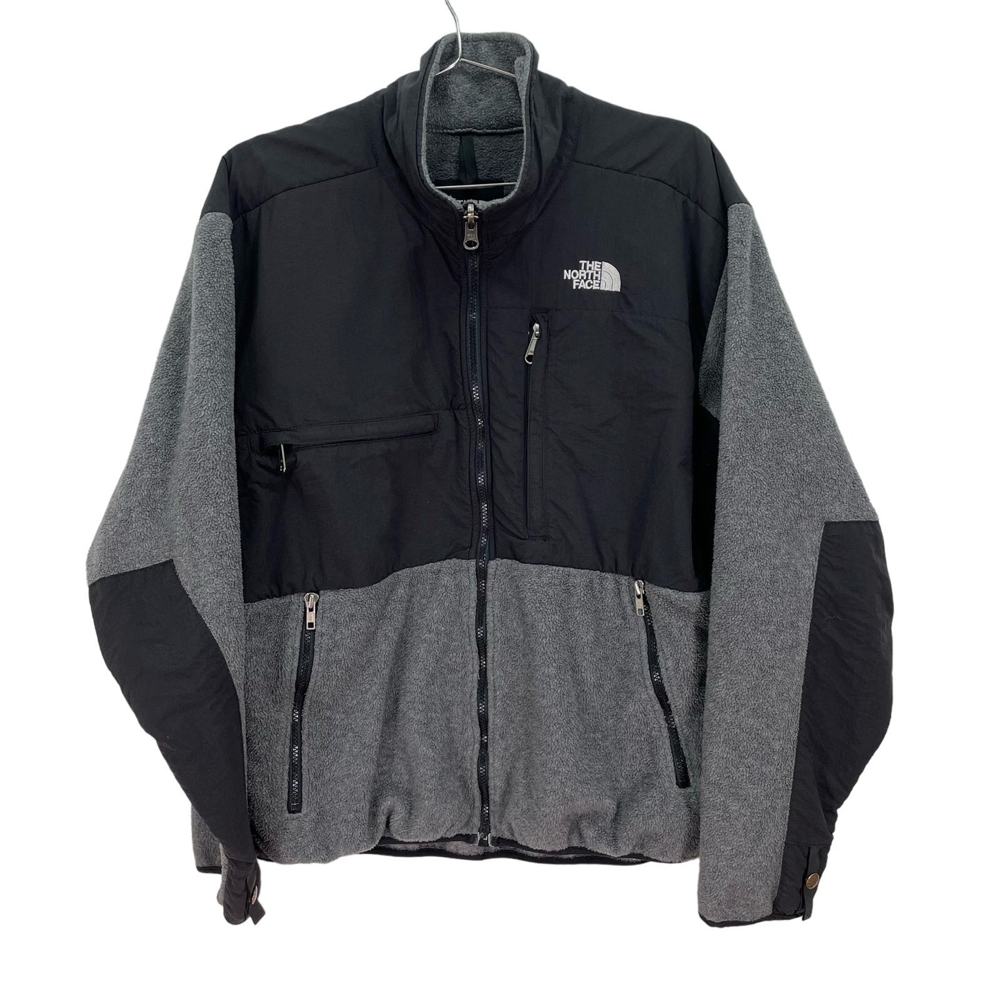 The North Face Denali Fleece Jacket Black Gray Mens Large