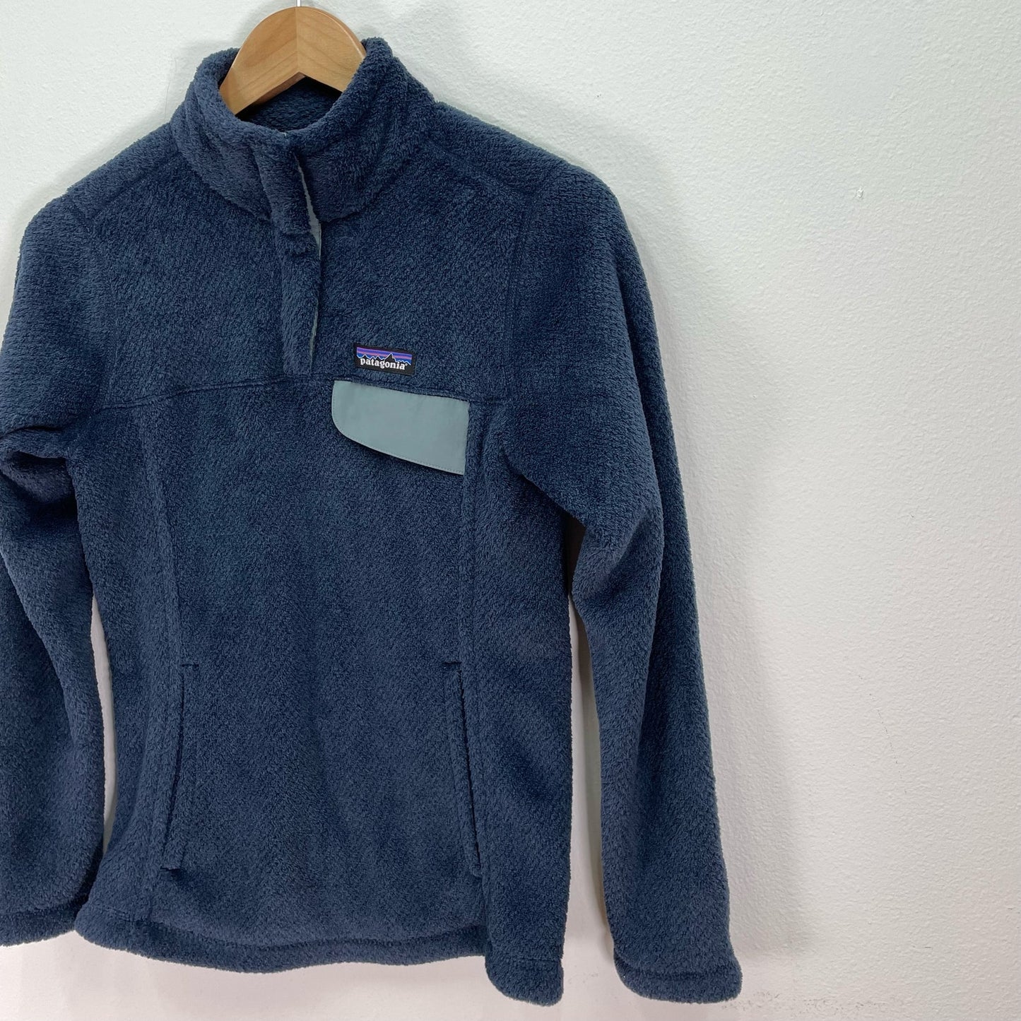 Patagonia Re-Tool Snap T P/O Blue Fleece Sweater NWT Womens XS