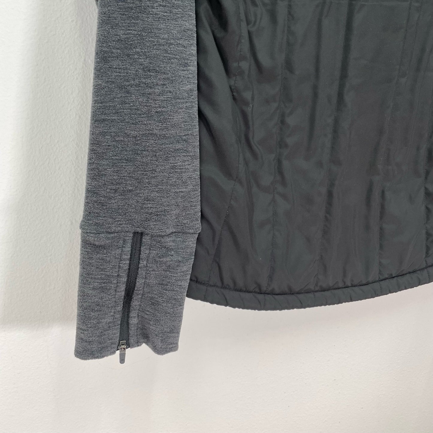 prAna Ultra Light Jacket Black Gray Womens Medium