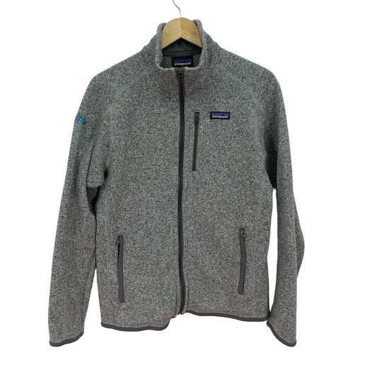 Patagonia Zillow Fleece Full Zip Jacket Gray Mens Medium