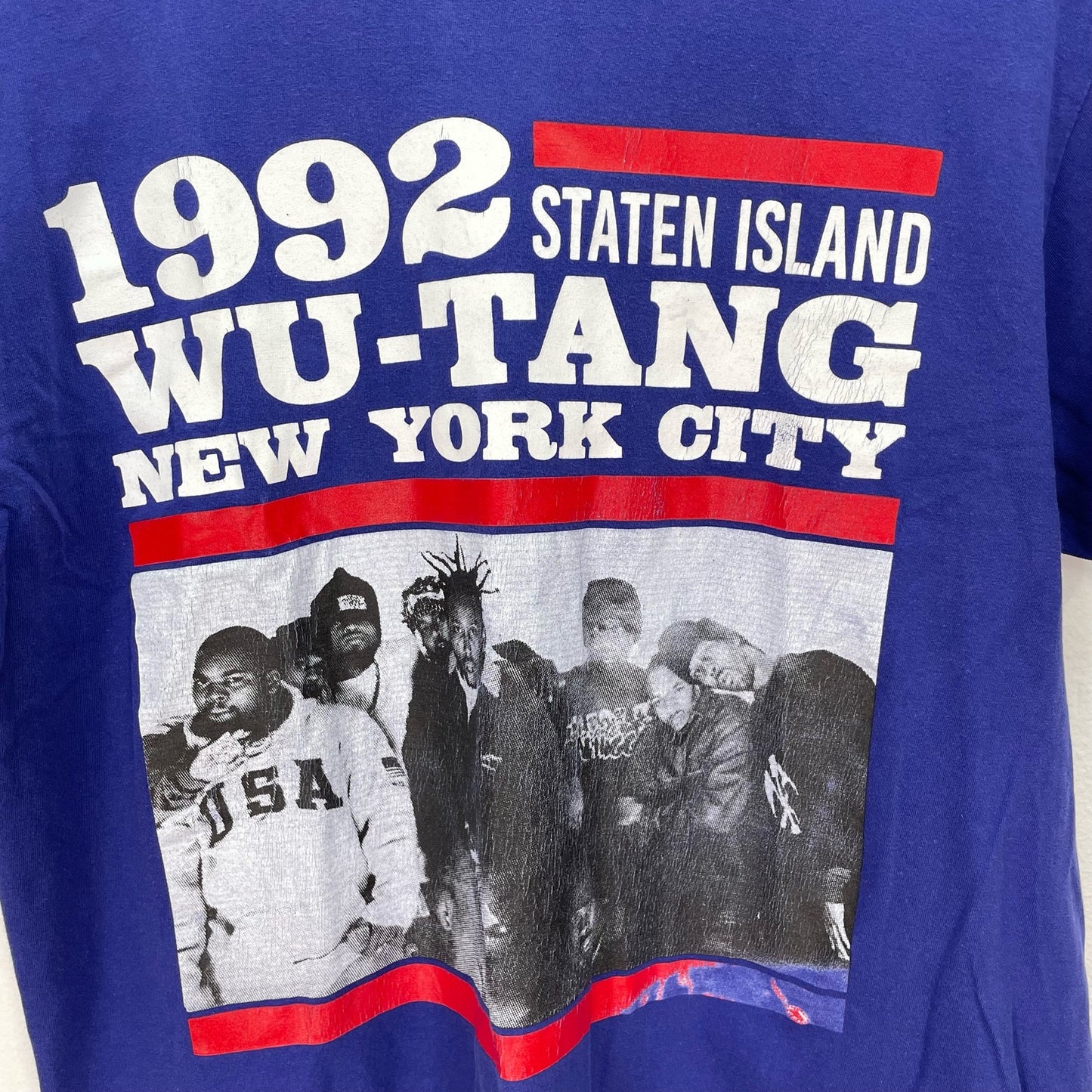 Wu Tang NY Staten Island 1992 T-Shirt Mens Medium