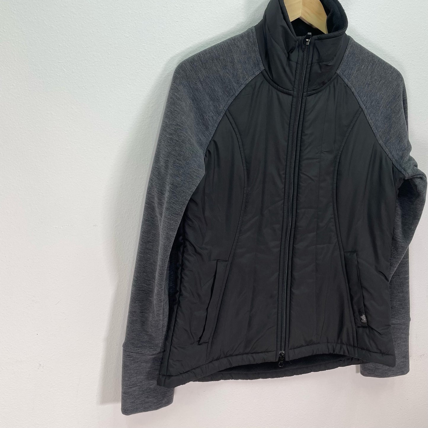 prAna Ultra Light Jacket Black Gray Womens Medium