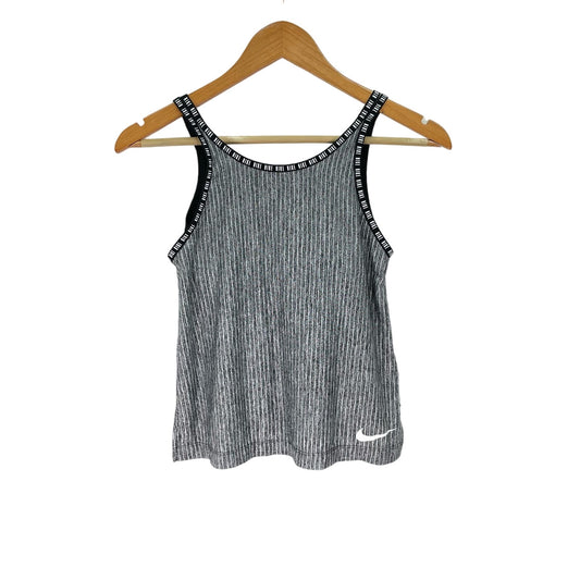 Nike Dri Fit Tank Top Running Bra Black Womens Medium