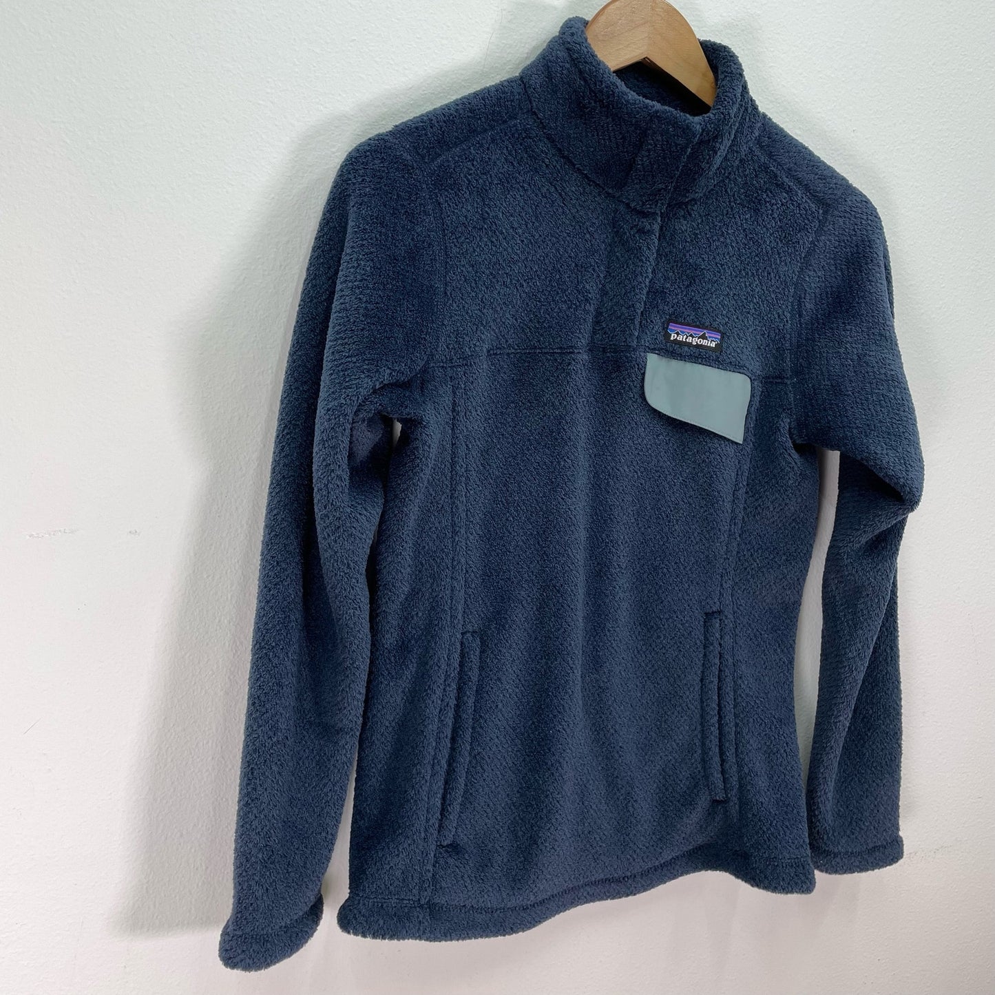 Patagonia Re-Tool Snap T P/O Blue Fleece Sweater NWT Womens XS