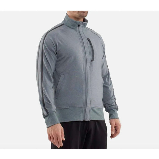 Lululemon Kung Fu Jacket II Heathered Deep Shore Long Sleeve Mens Large