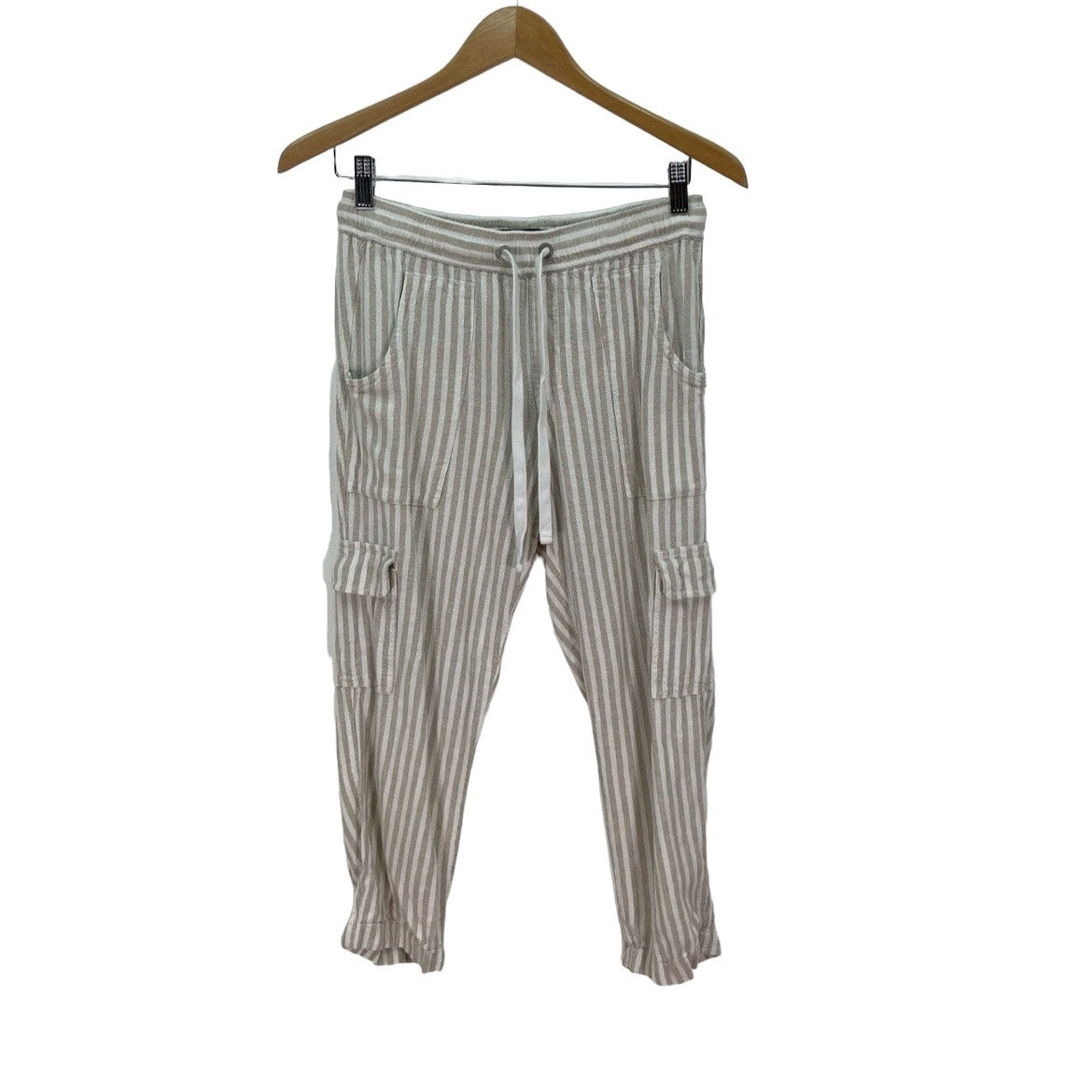 Sanctuary x Anthropologie Discoverer Linen Pants Cargo Womens XS