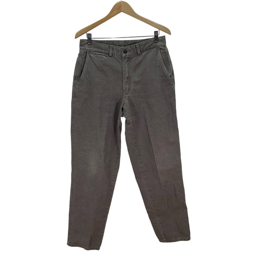 Patagonia Canvas Work Pants Organic Cotton Gray Mens 33