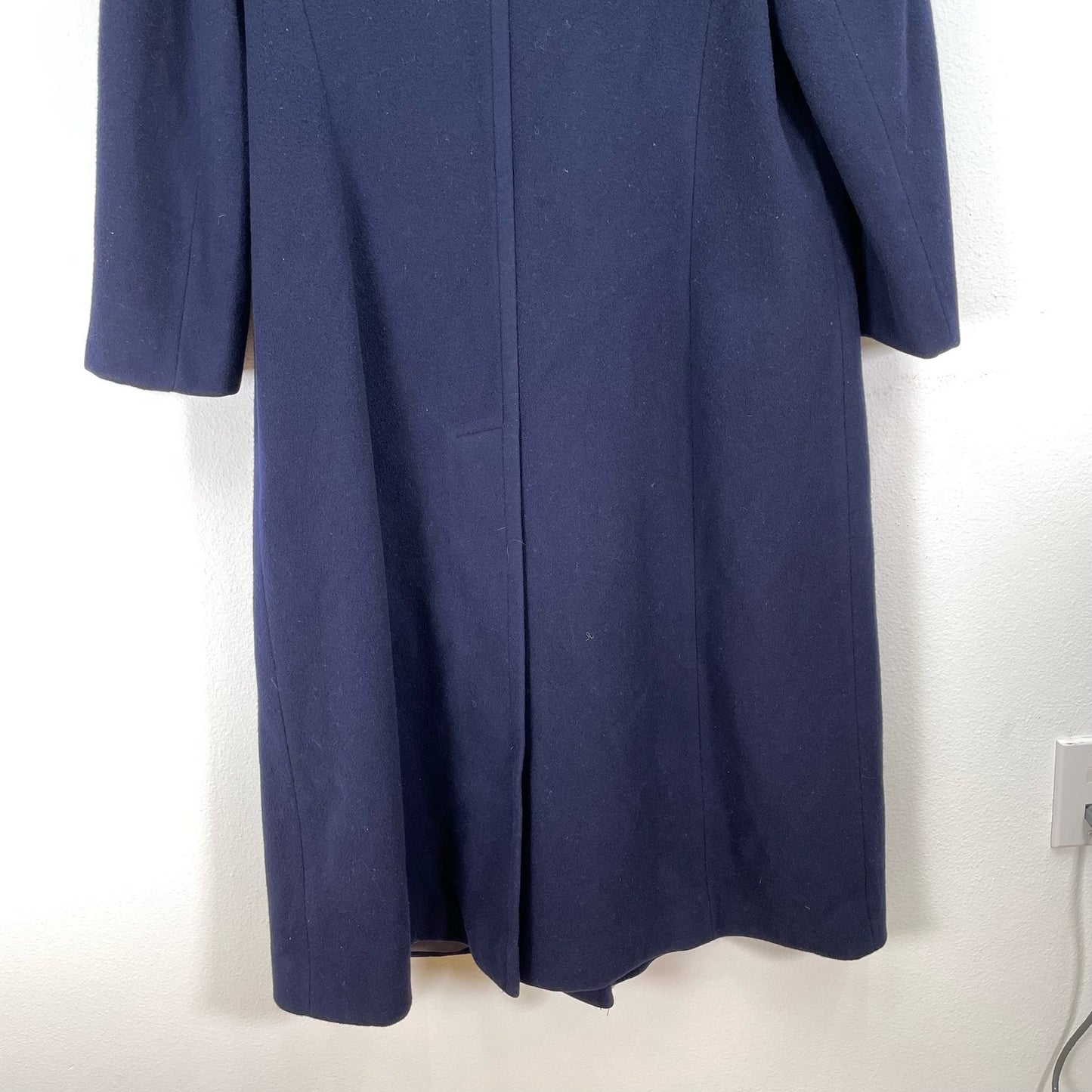 Vintage Navy Macintosh PeacoatWool Blue Womens 6