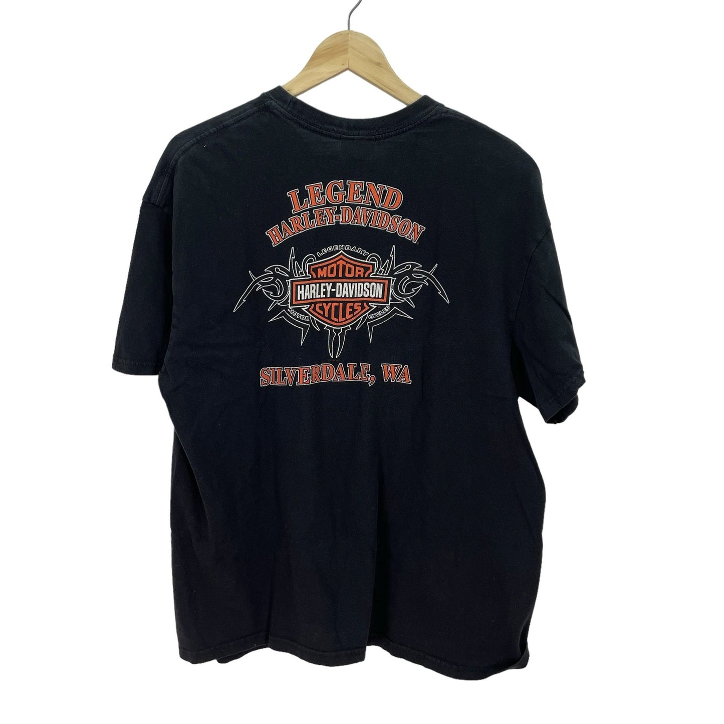 Harley Davidson Motorcycle T-Shirt Washington Silverdale Mens XL