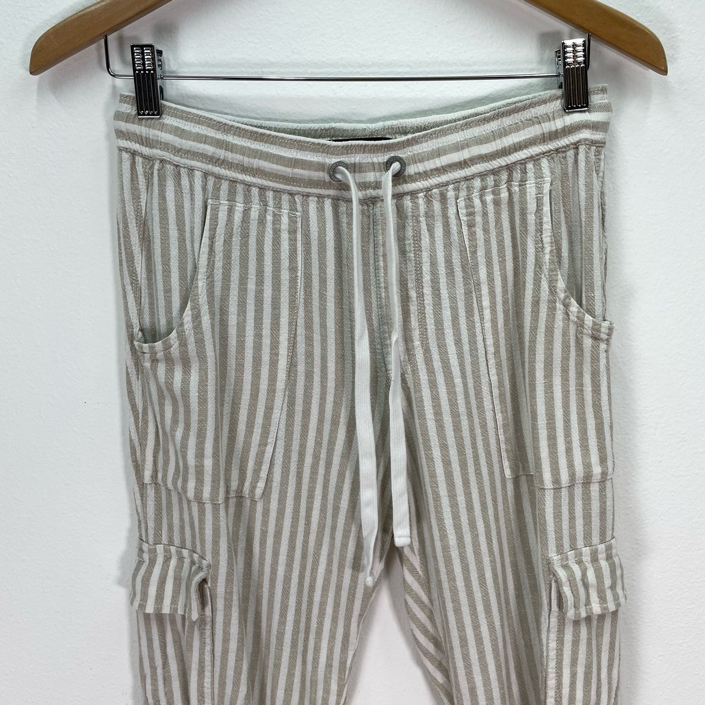 Sanctuary x Anthropologie Discoverer Linen Pants Cargo Womens XS