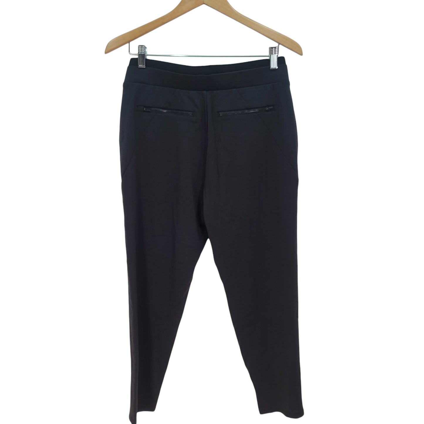 Athleta Venice Pintuck Ankle Pant Black Womens Size Small