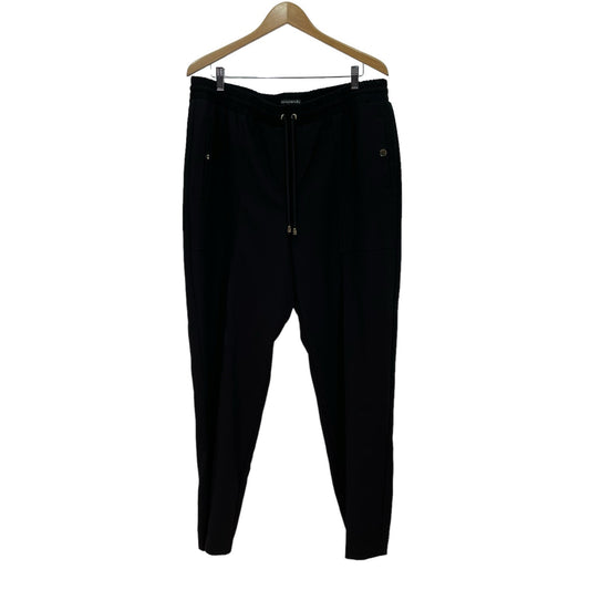 Long Tall Sally Black Tailored Jogger Pant Trouser Stretch NWT Womens 16