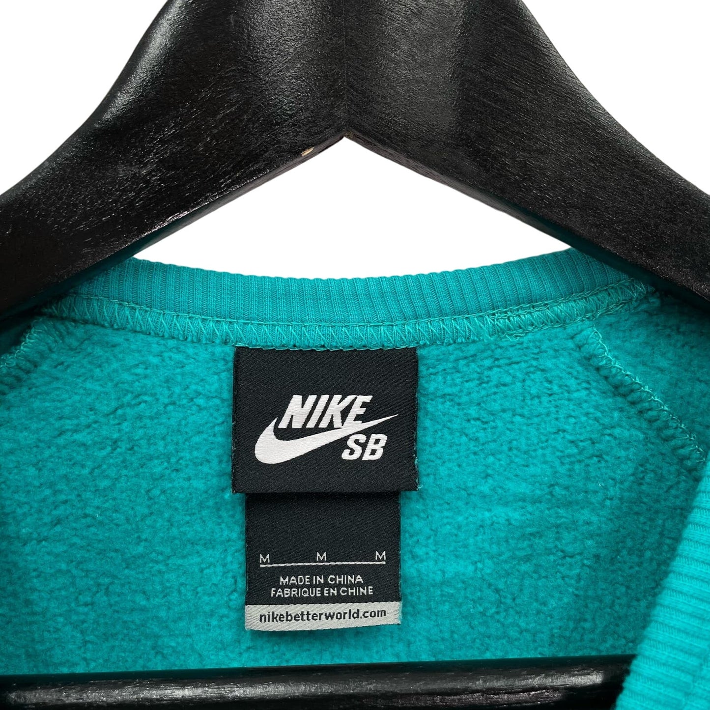 Nike SB Crewneck Pullover Sweatshirt Teal Womens Size Medium