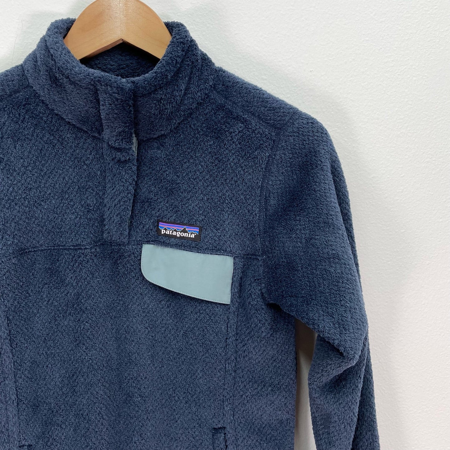 Patagonia Re-Tool Snap T P/O Blue Fleece Sweater NWT Womens XS