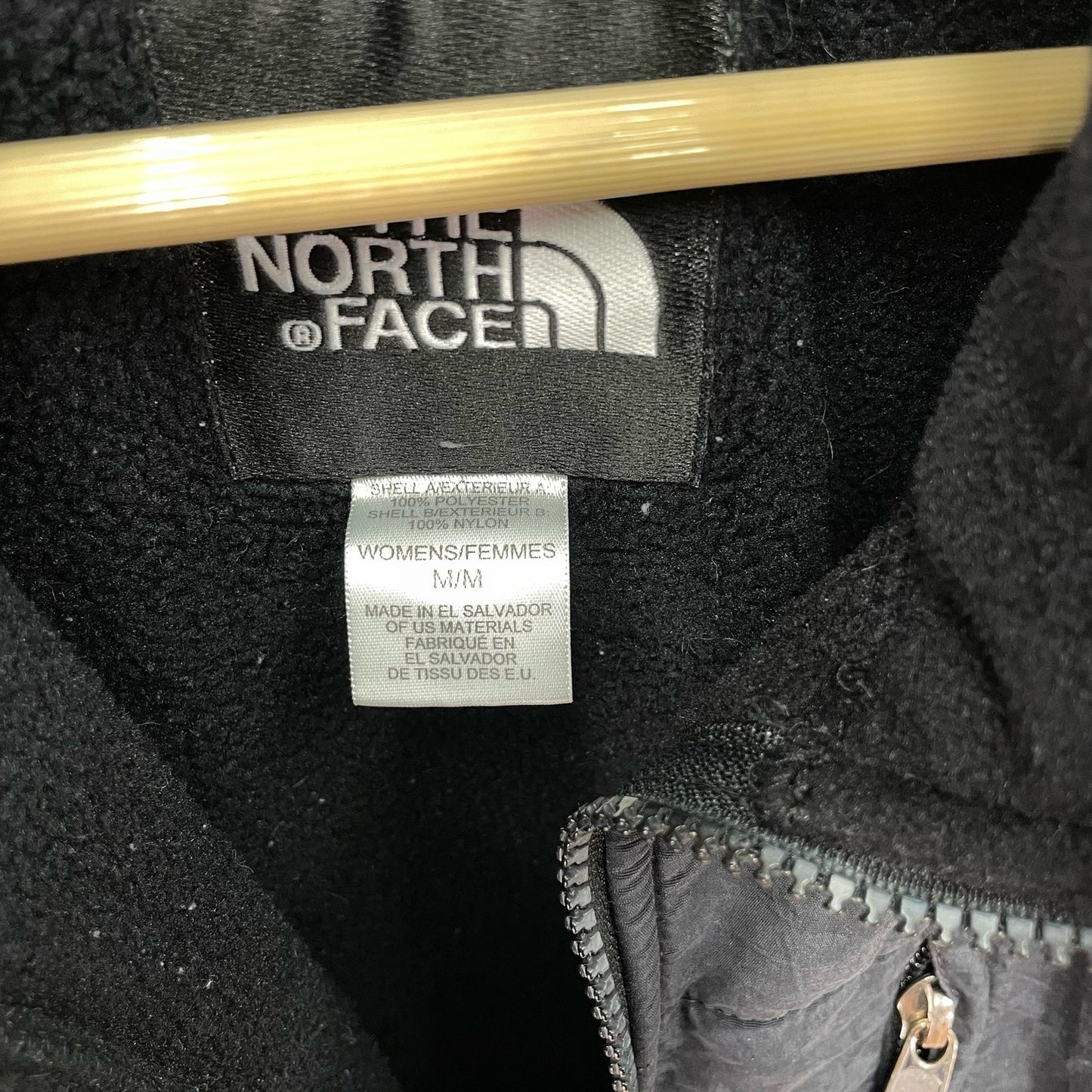 The North Face Black Jacket Fleece Full Zip Armpit Zip Womens Medium