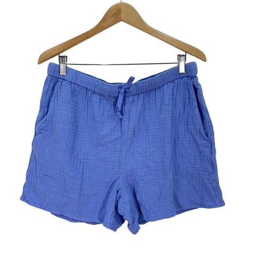 Wilfred Free Cotton Casual Blue Shorts Womens Large