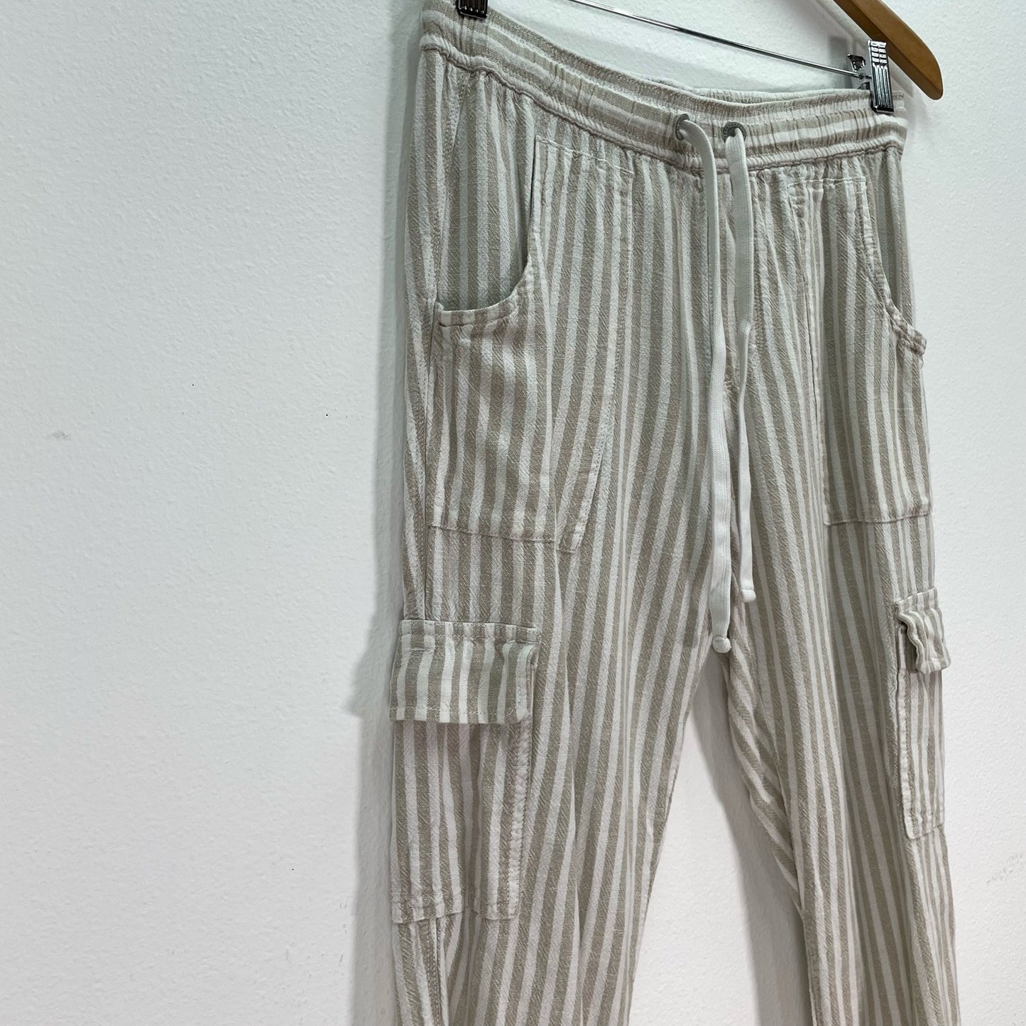 Sanctuary x Anthropologie Discoverer Linen Pants Cargo Womens XS