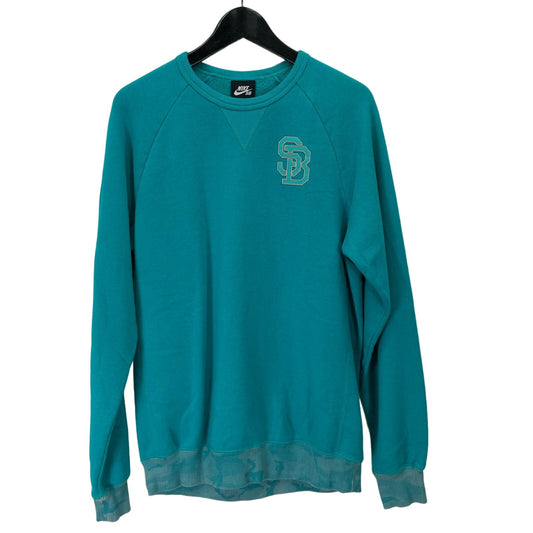 Nike SB Crewneck Pullover Sweatshirt Teal Womens Size Medium