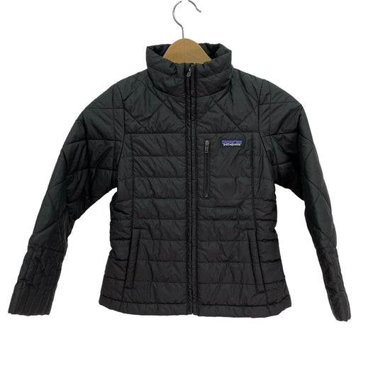 Patagonia Puffer Jacket Coat Black Kids Small 7-8